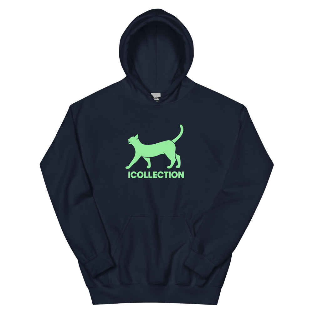 Icollection Neon Cat Glow Hoodie view 4