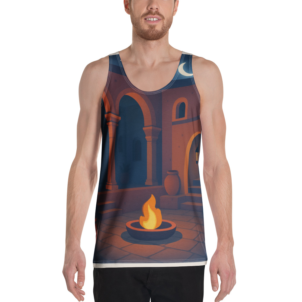 Moonlit Skylight Courtyard view 2