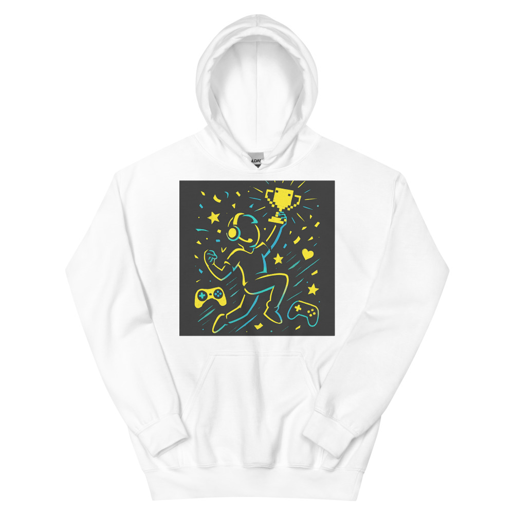 Neon Pixel Trophy Champion