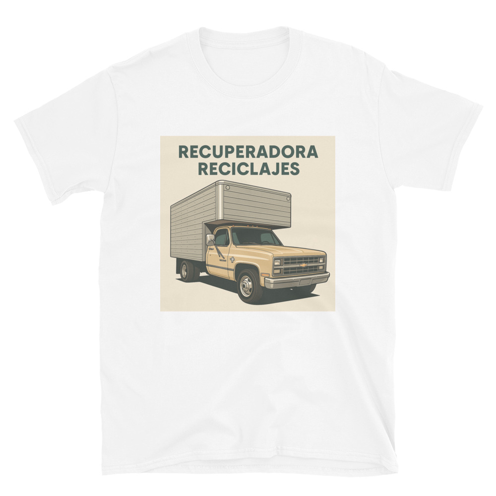 Vintage Recycling Truck Poster view 2