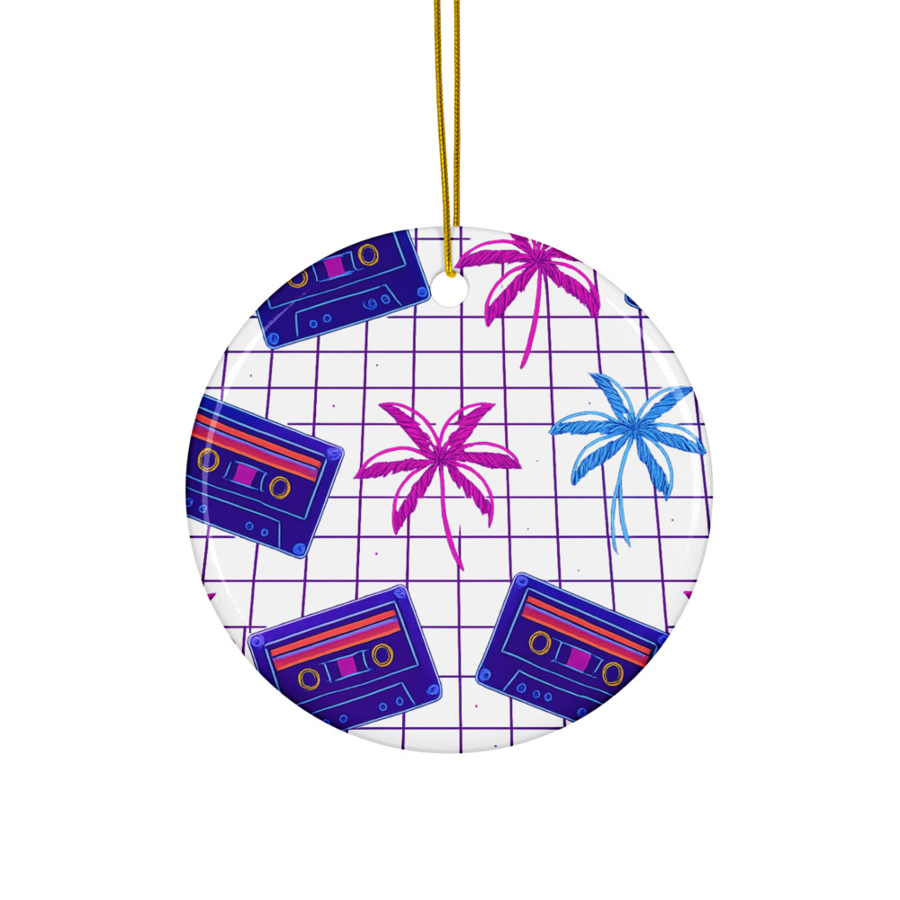 Neon Cassette Palm Nights