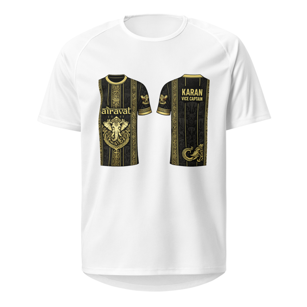 Gilded Baroque Elephant Crest Jersey