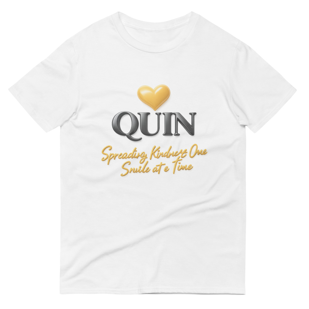 Quin Golden Heart 3D Emblem