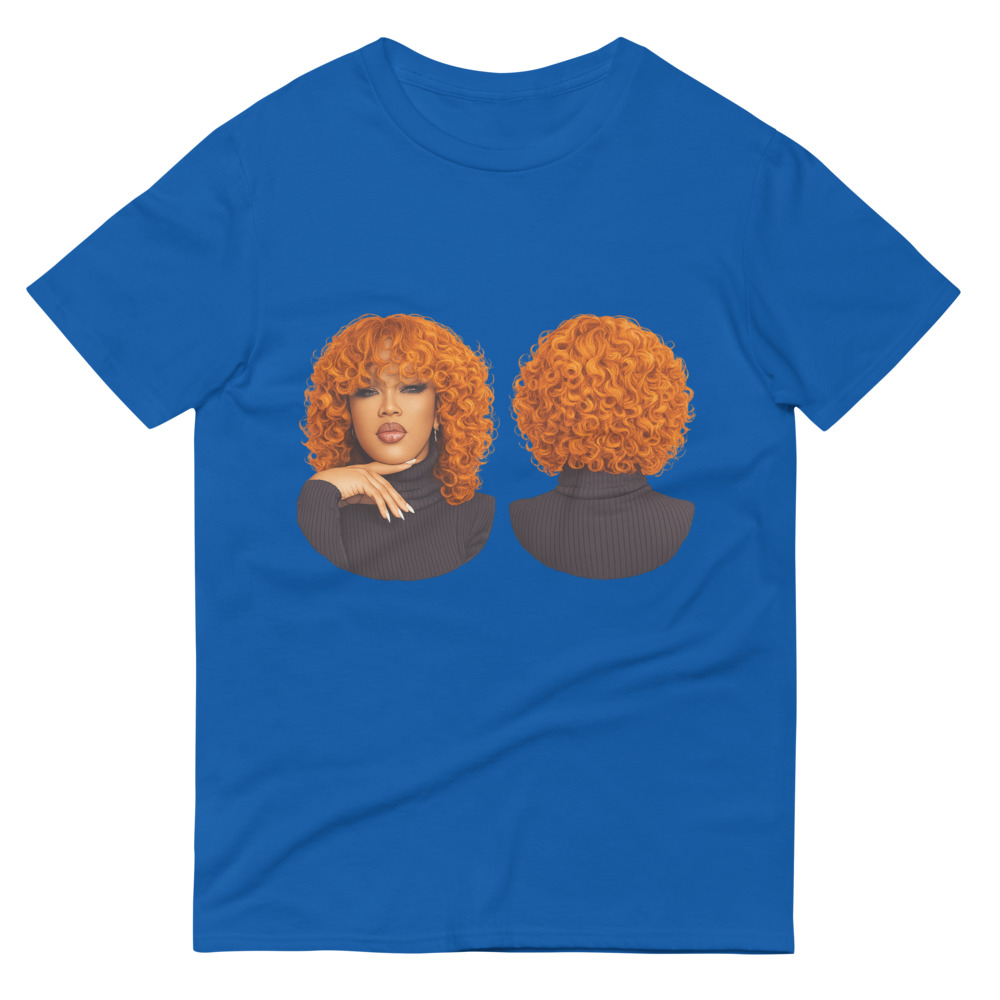 Fiery Tangerine Curly Bob Wig view 6