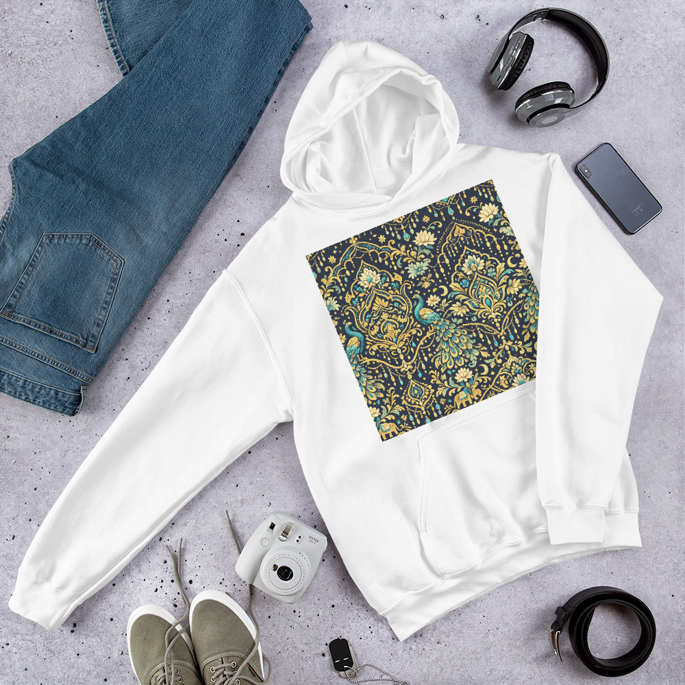 Sevaya Gilded Peacock Damask view 2