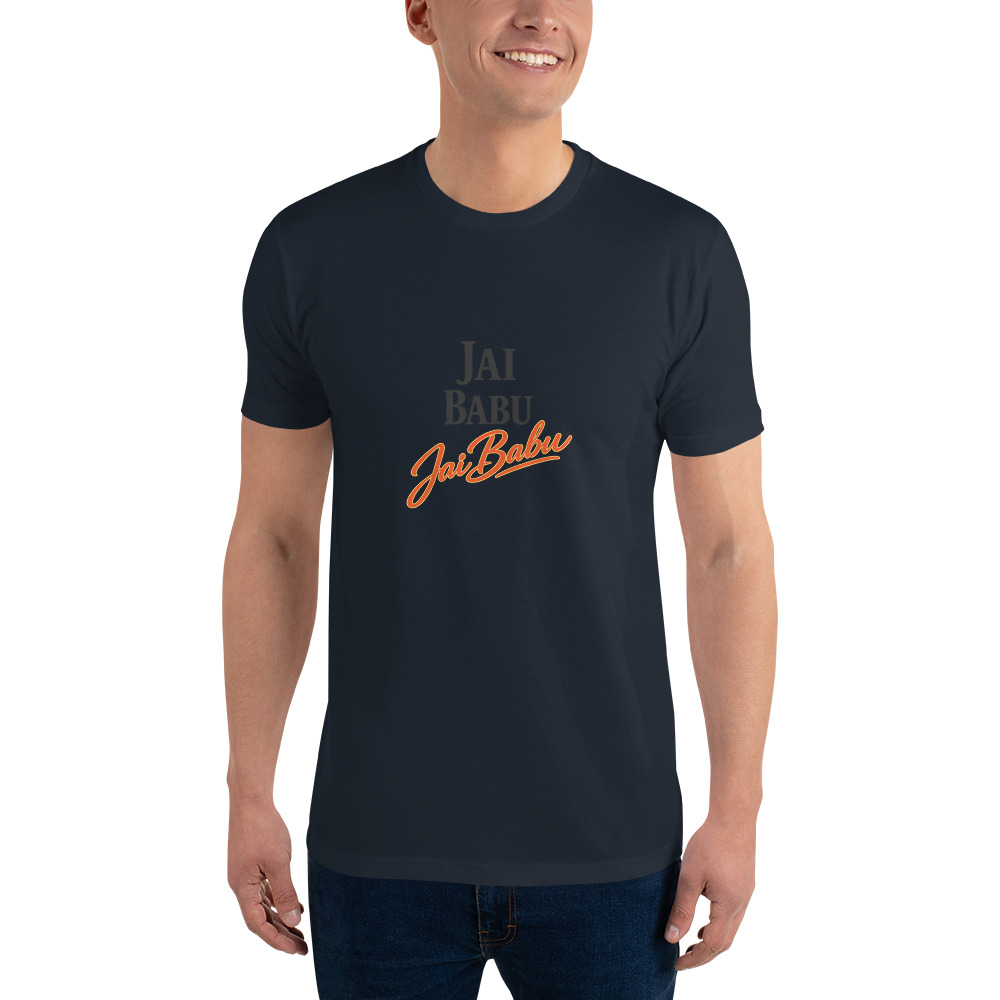 Jai Babu Neon Script Tee view 5