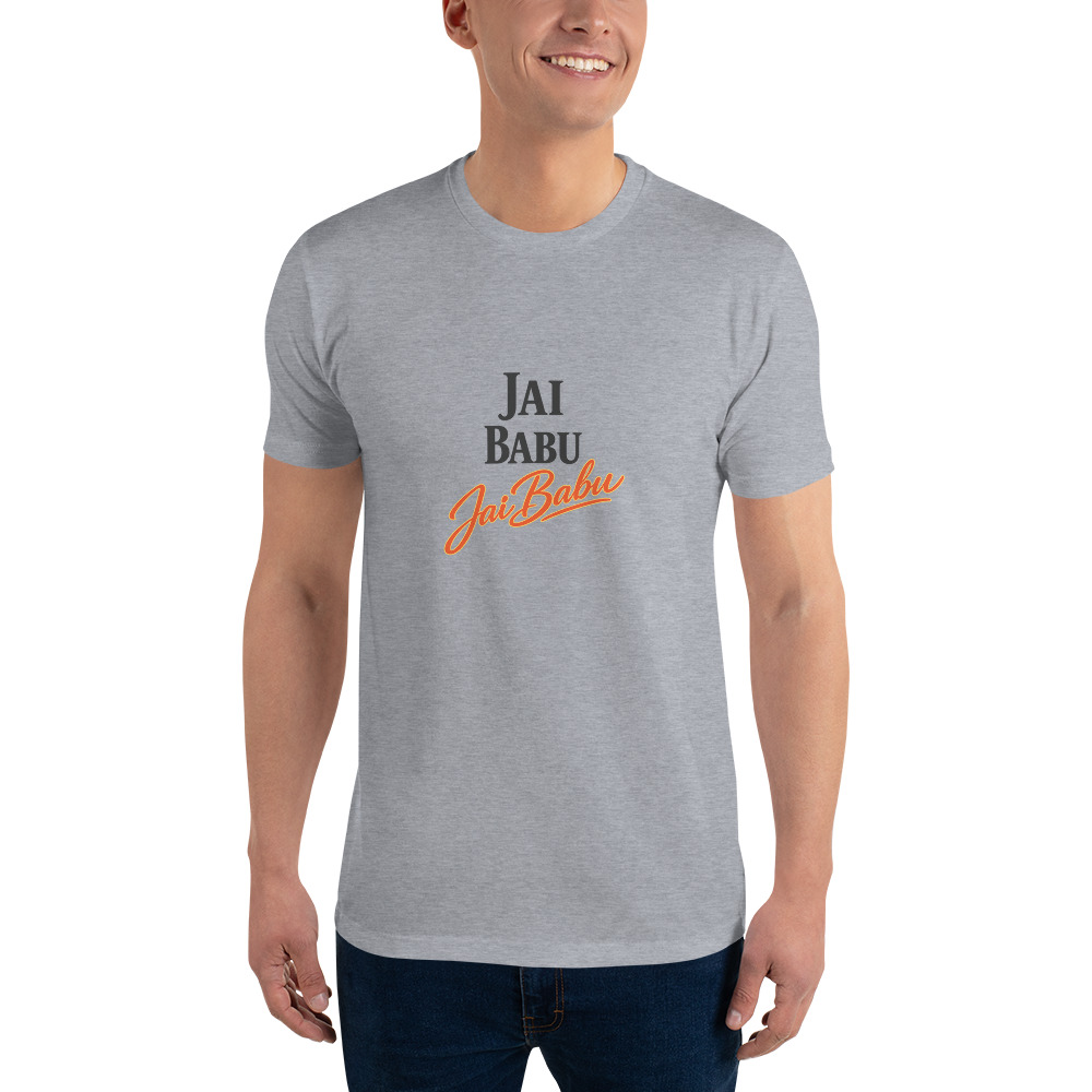 Jai Babu Neon Script Tee view 4