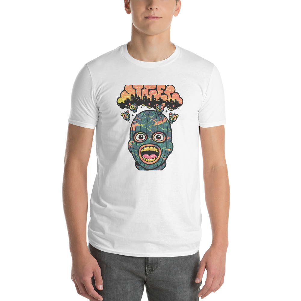 Neon Marble Canopy Mask view 2