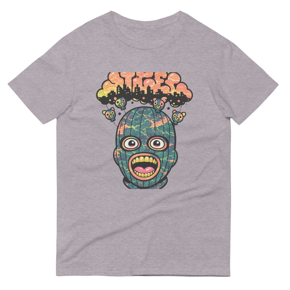 Neon Marble Canopy Mask view 5