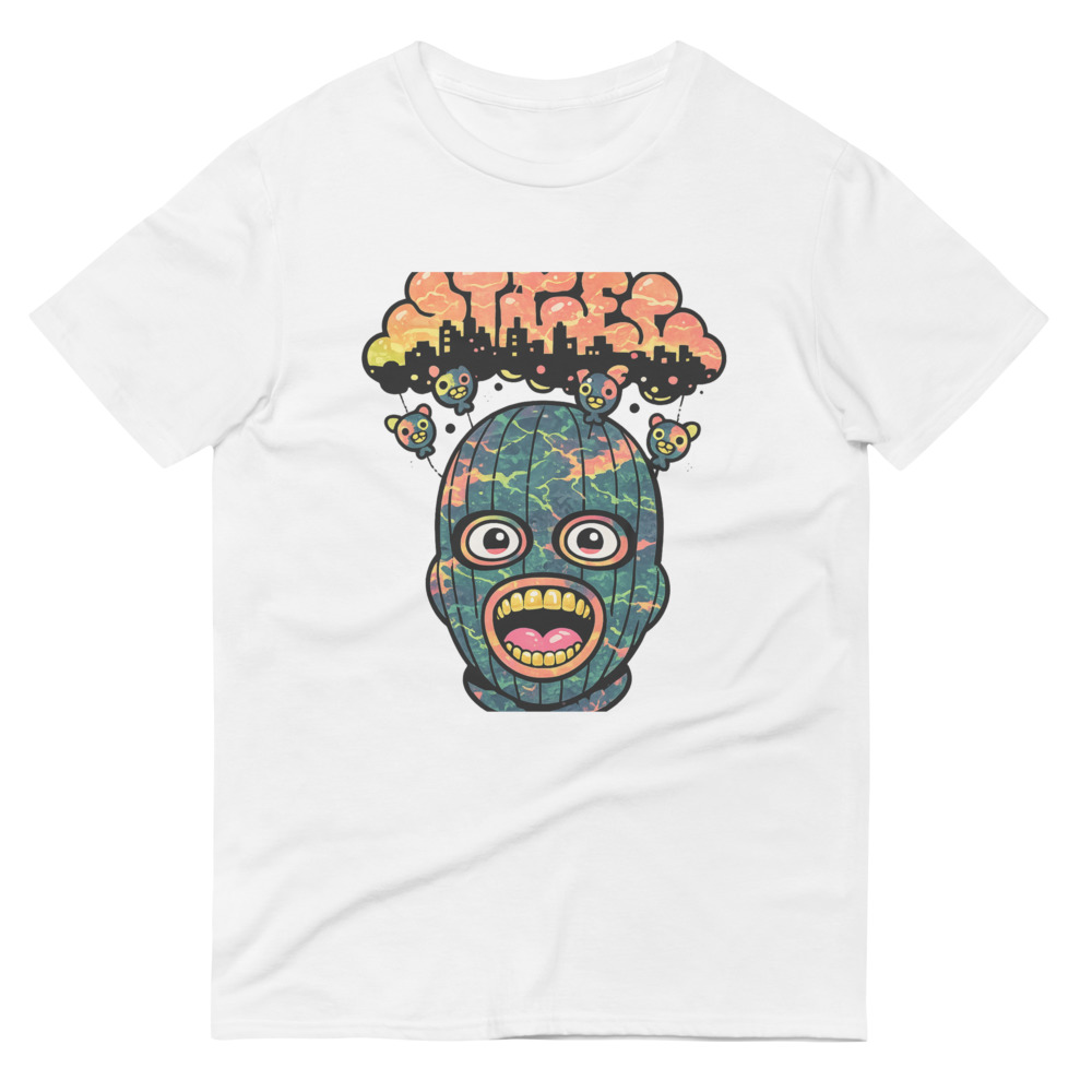 Neon Marble Canopy Mask