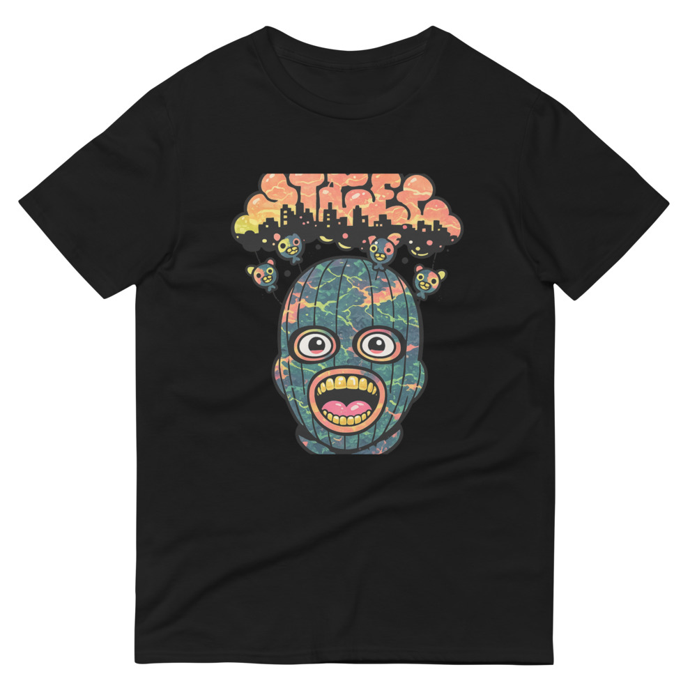 Neon Marble Canopy Mask view 3