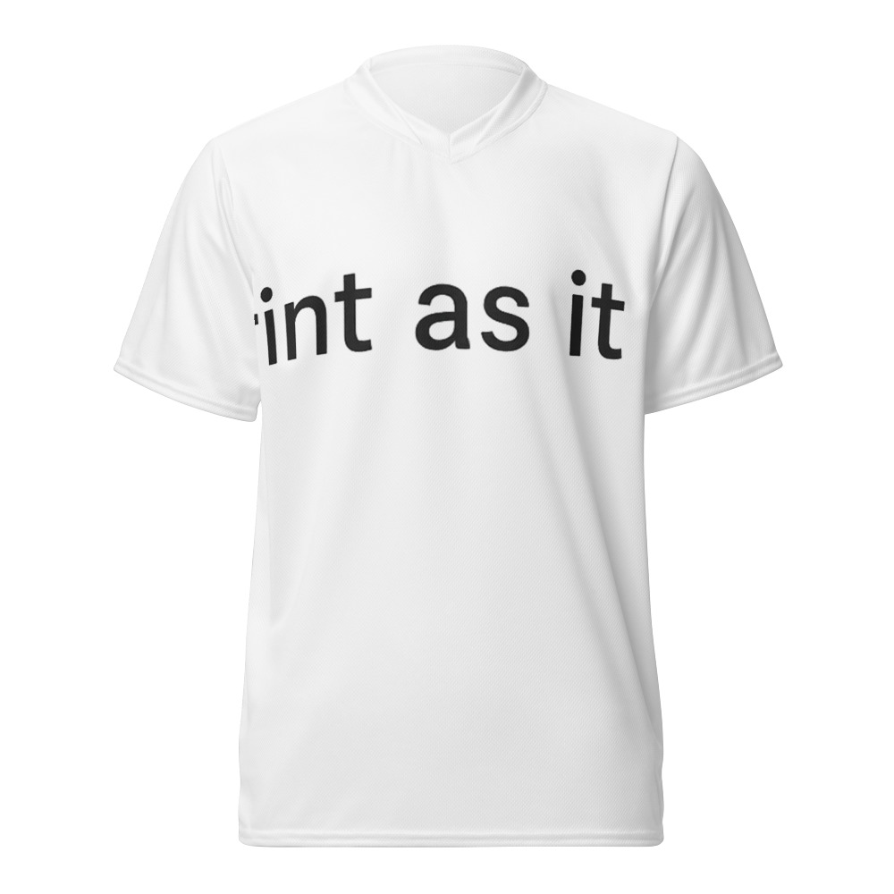 Minimalist Shadowed Typography Poster view 2