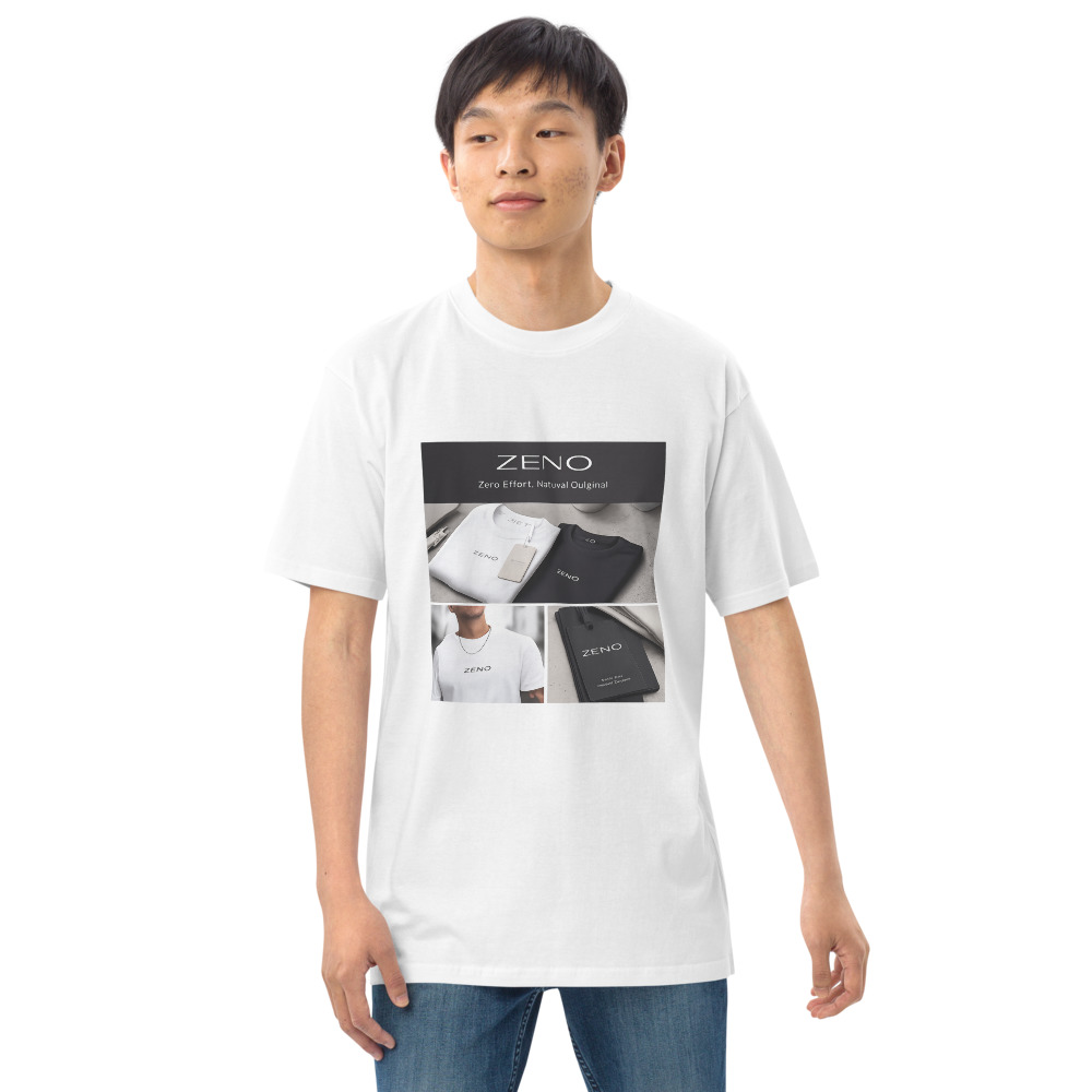 Zeno Minimalist Logo Tee view 2