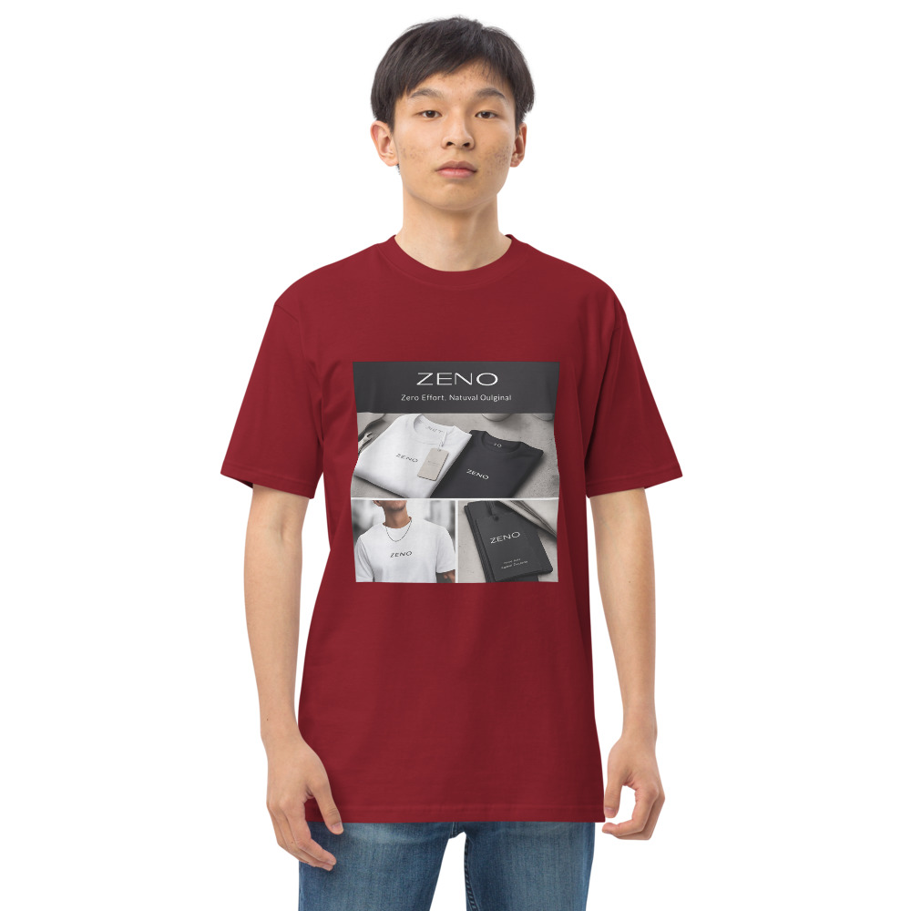 Zeno Minimalist Logo Tee view 4