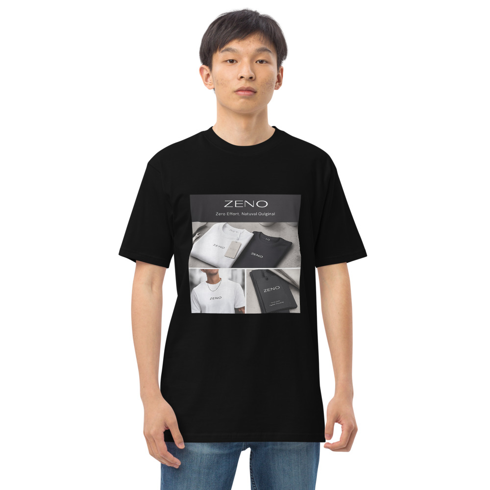 Zeno Minimalist Logo Tee view 3