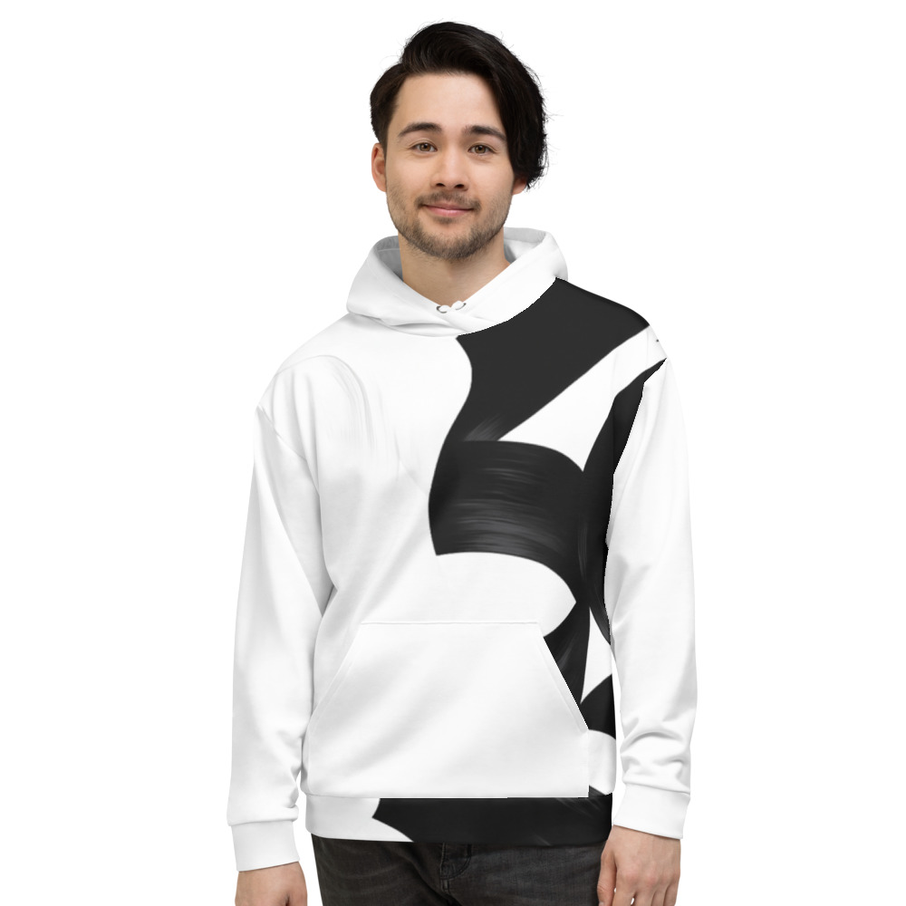 Monochrome Whisper Hoodie