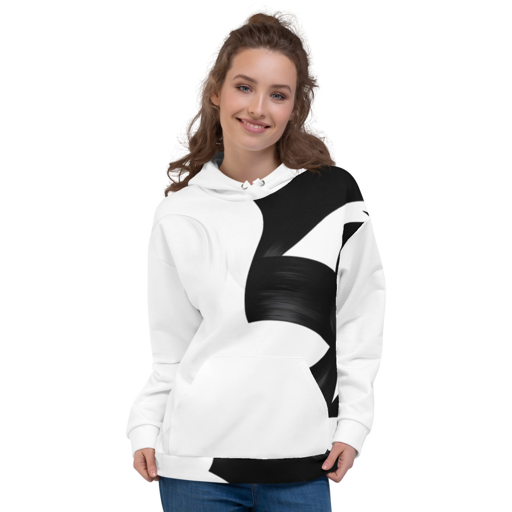 Monochrome Whisper Hoodie view 2