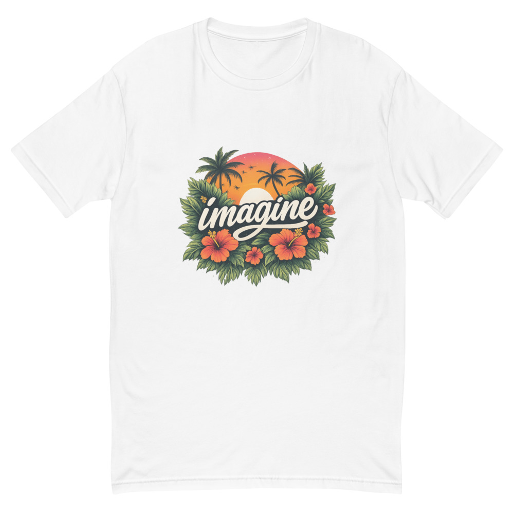 Imagine Tropical Sunset Graphic Tee view 2
