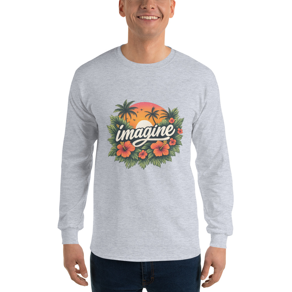 Imagine Tropical Sunset Graphic Tee view 6