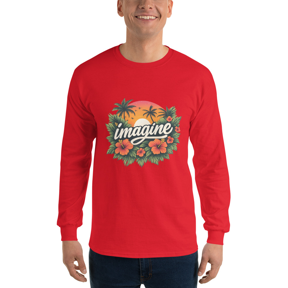 Imagine Tropical Sunset Graphic Tee view 5