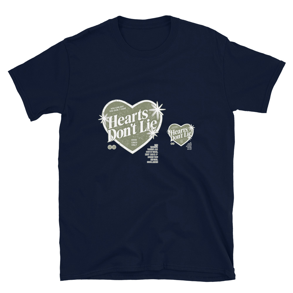 Hearts Don't Lie Retro Tee view 4