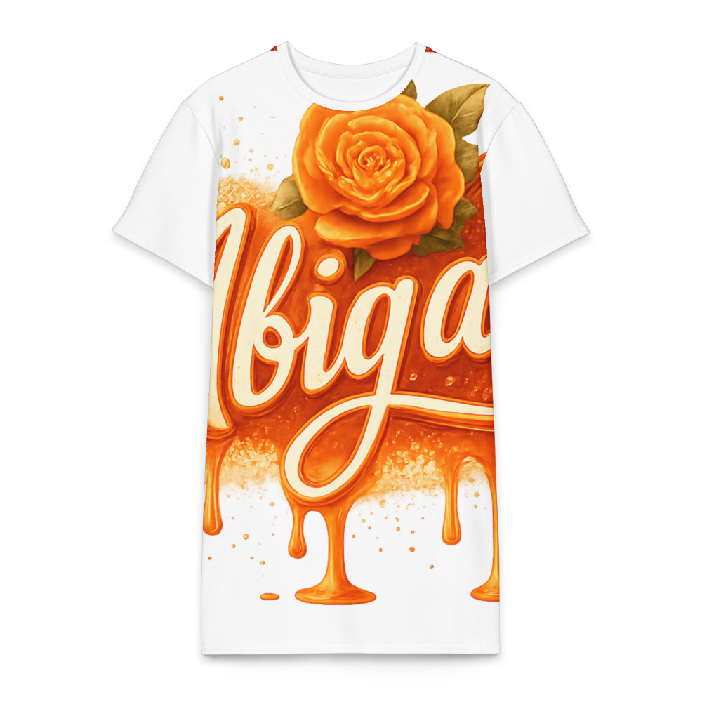 Honeyed Orange Abigail Print