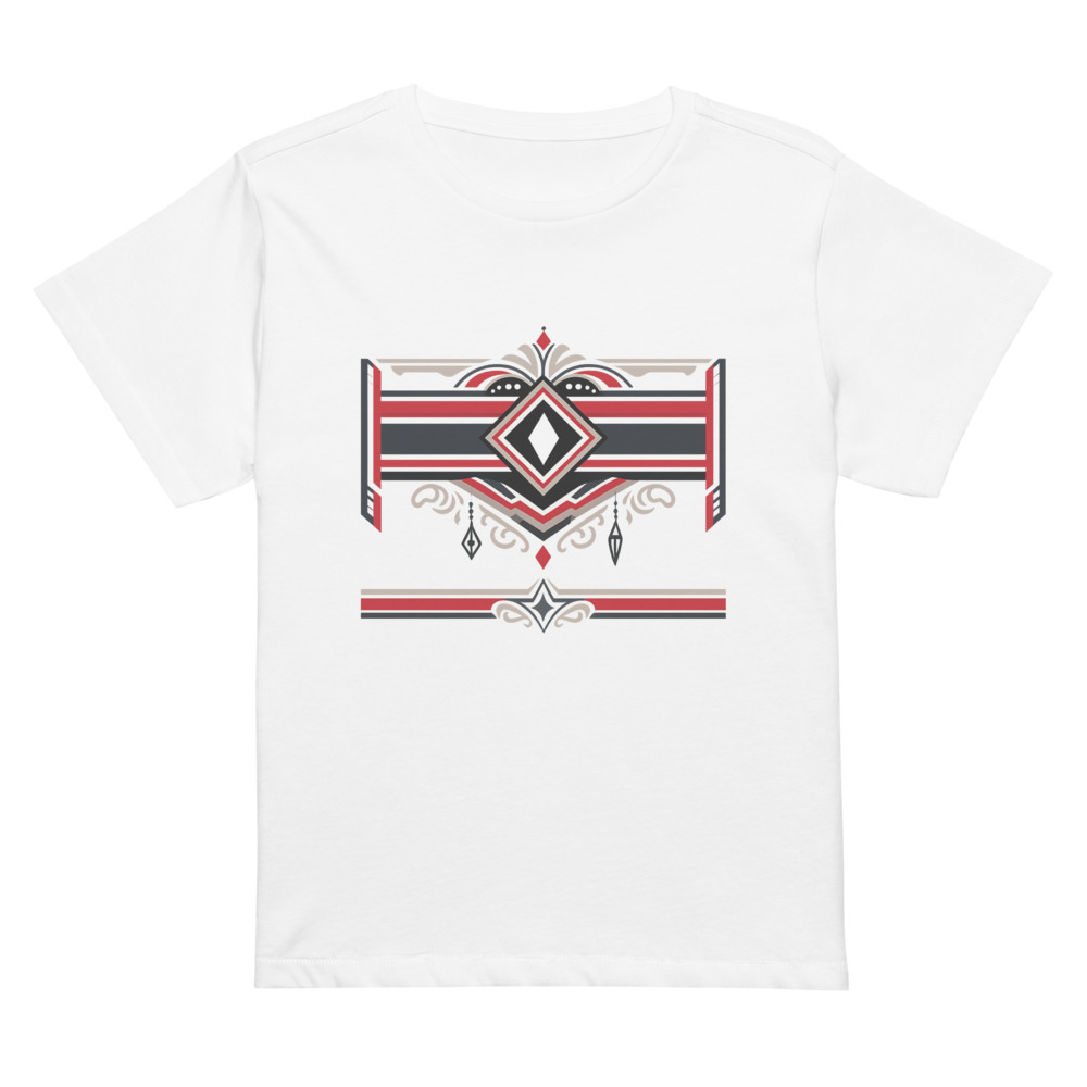 Midnight Ruby Deco Boxy Tee