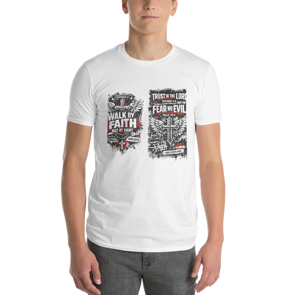 Faith Over Fear Graffiti Tee view 2