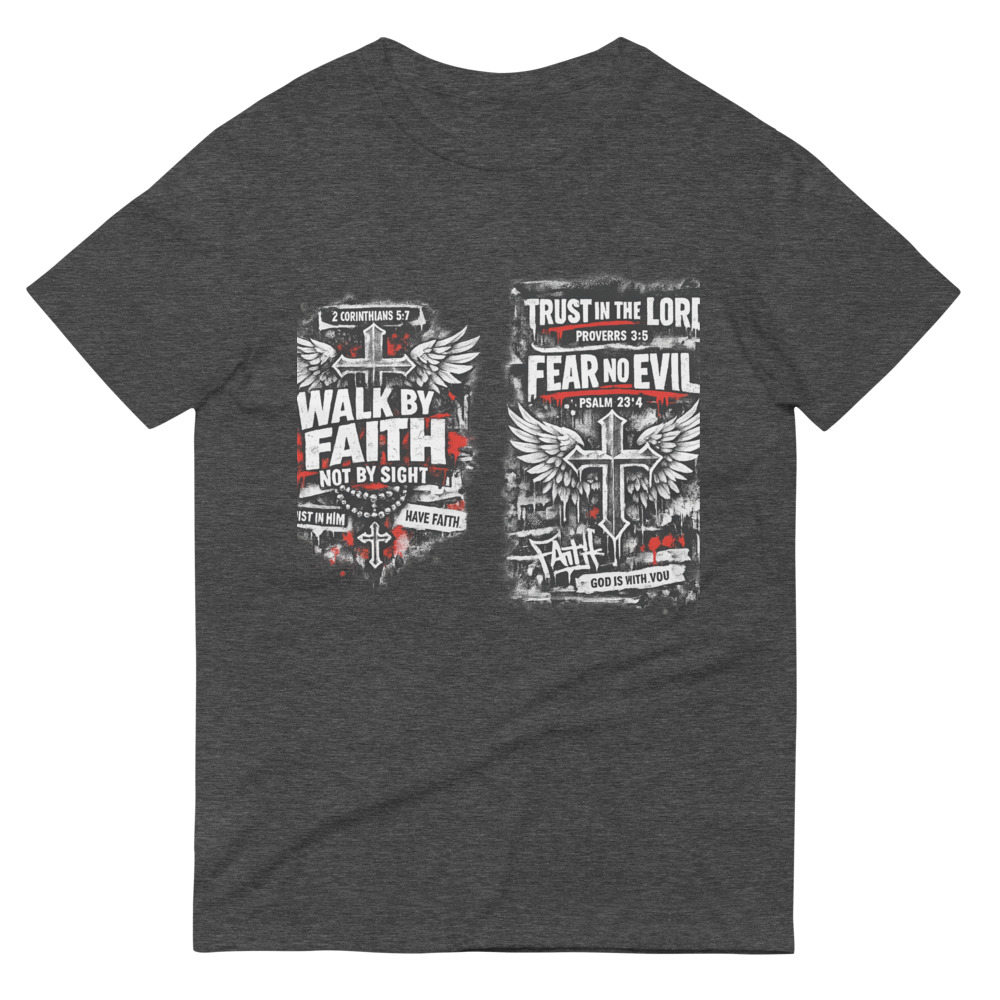 Faith Over Fear Graffiti Tee view 4