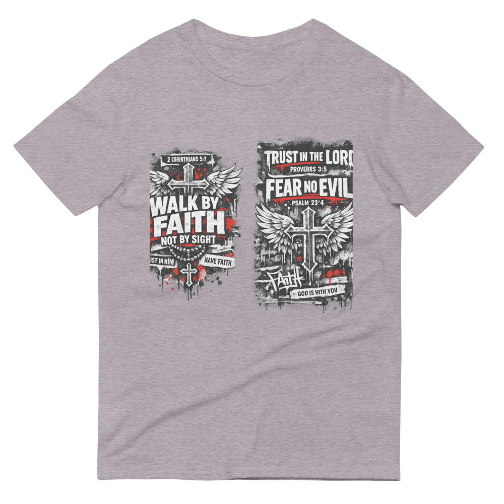Faith Over Fear Graffiti Tee view 5