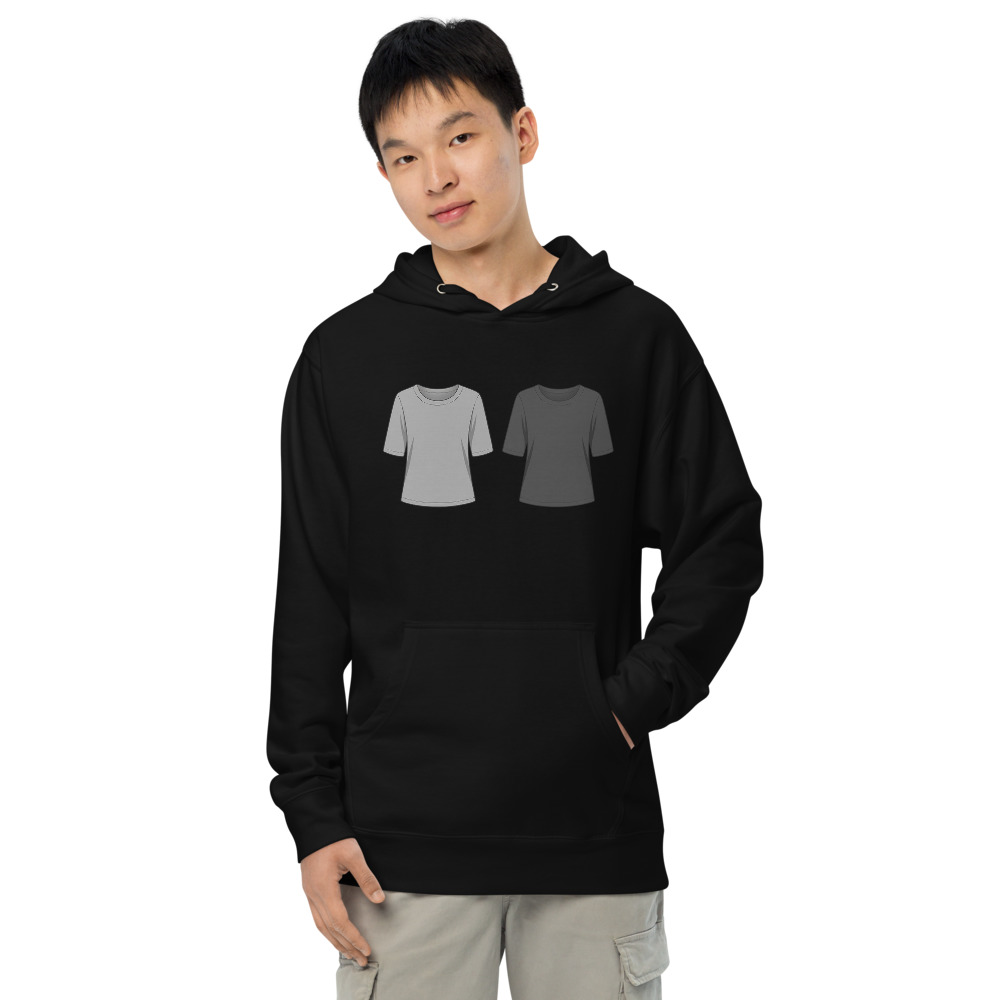 Monochrome Elbow Sleeve Tee Set view 3