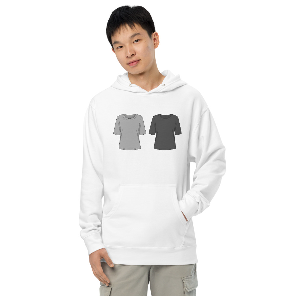 Monochrome Elbow Sleeve Tee Set