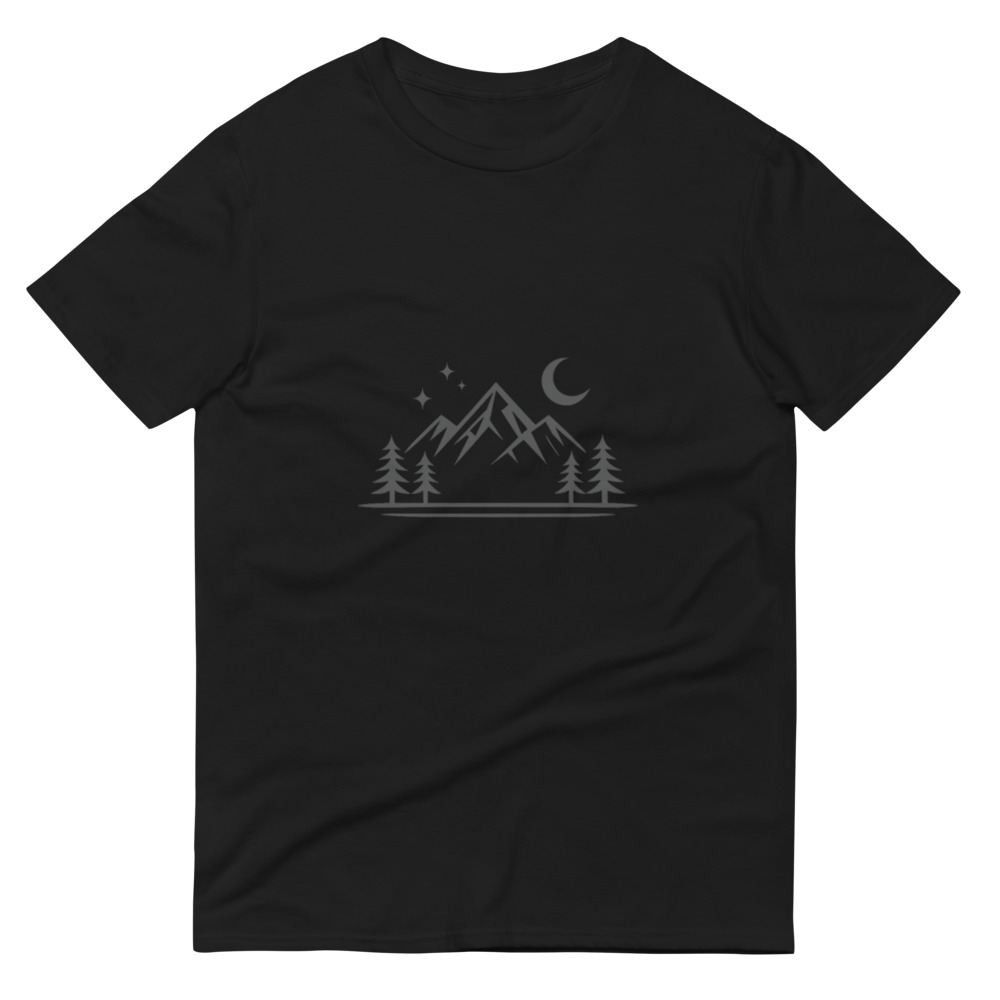 Moonlit Mountain Silhouette Tee view 3