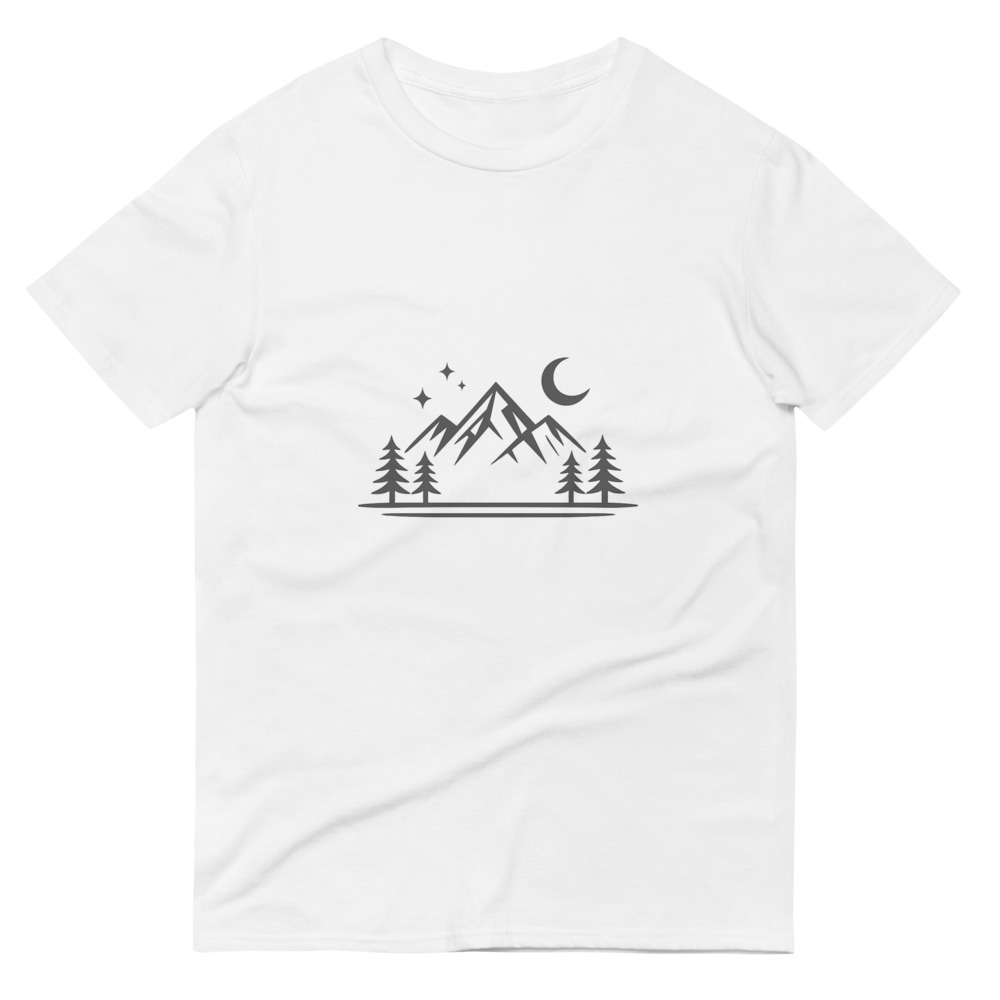 Moonlit Mountain Silhouette Tee