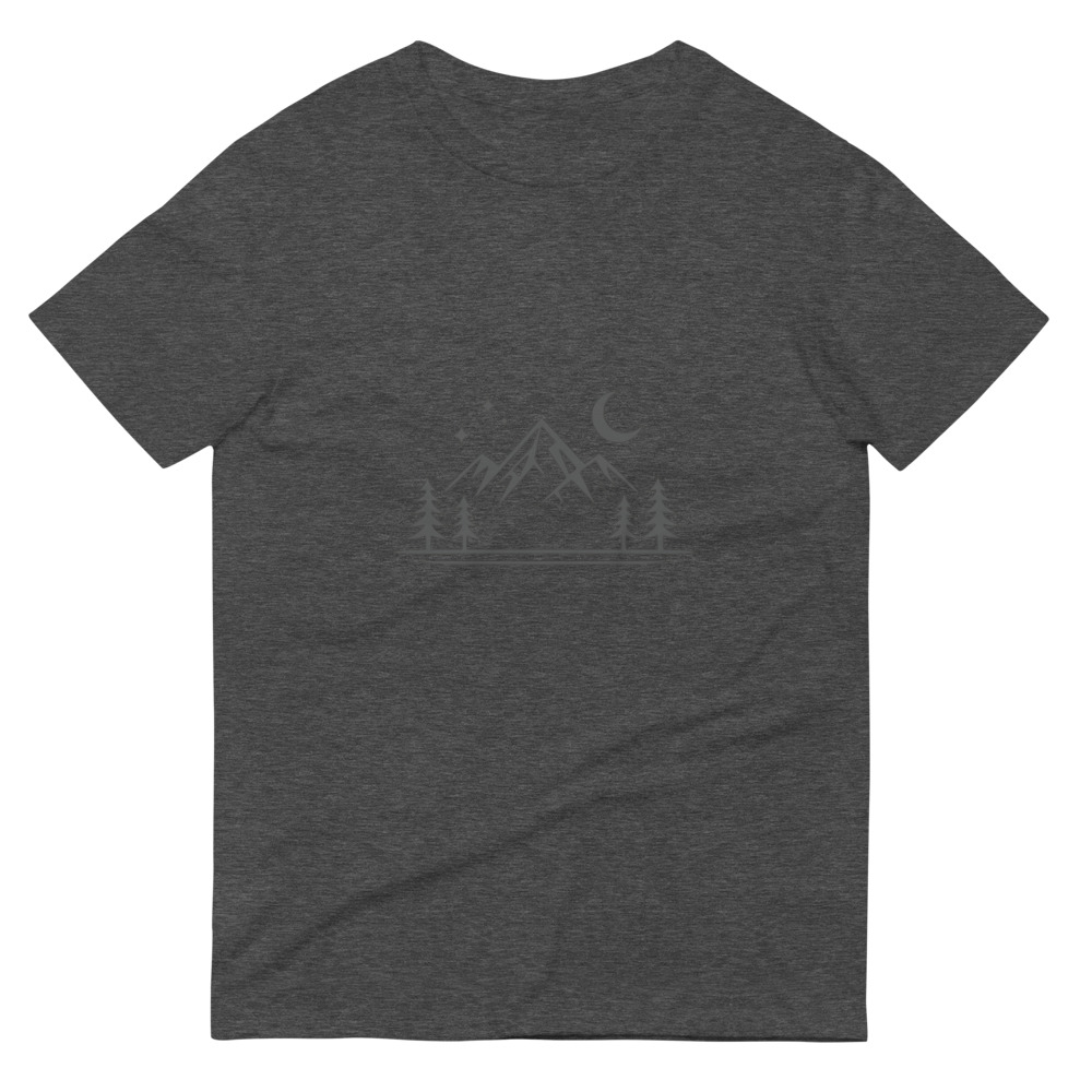 Moonlit Mountain Silhouette Tee view 4