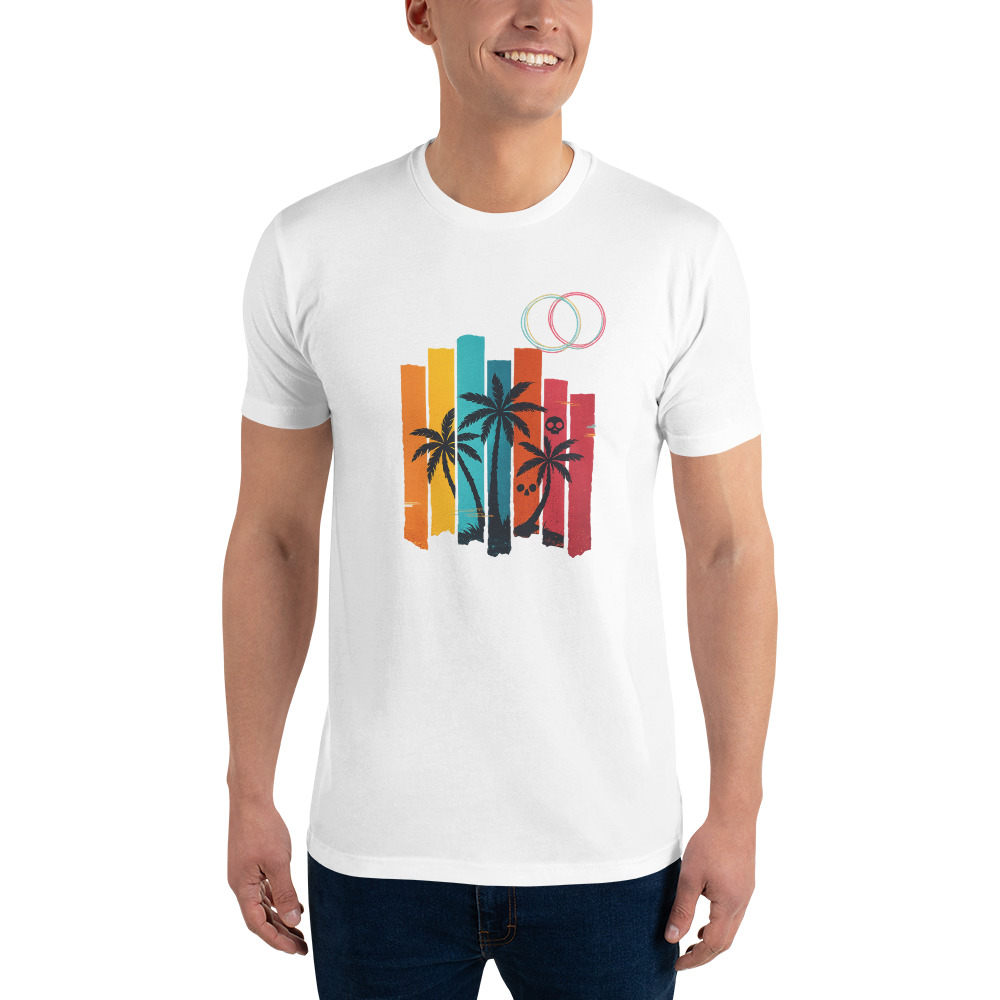 Neon Palm Strip Skyline