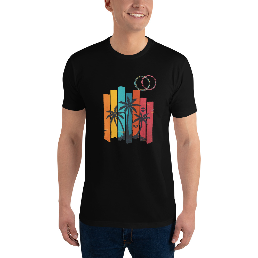 Neon Palm Strip Skyline view 3