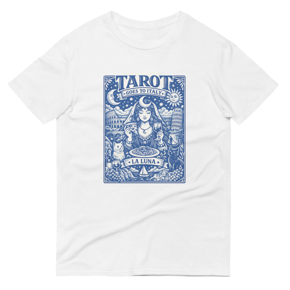 Blue La Luna Italian Tarot Print