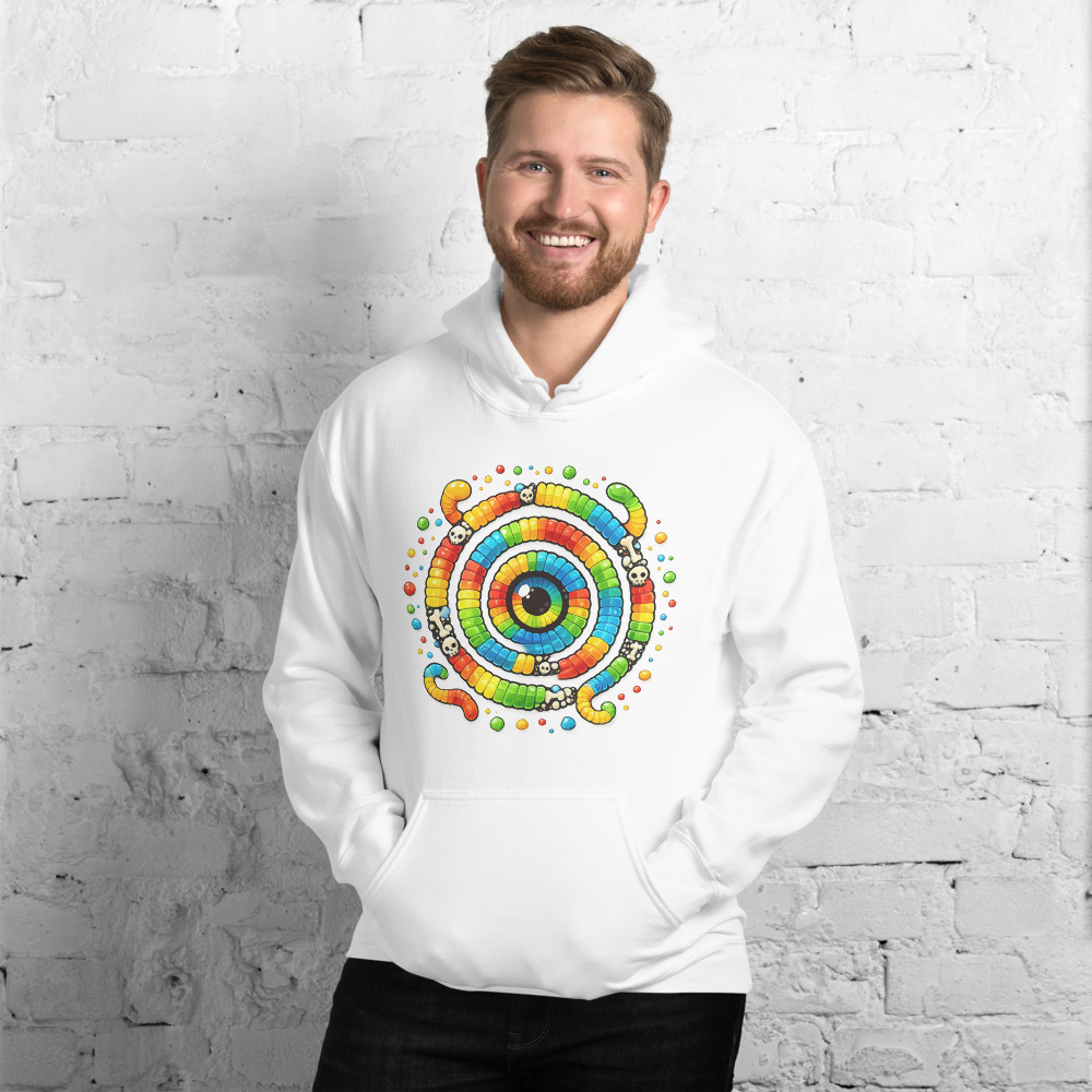 Rainbow Gummy Worm Eye Halo