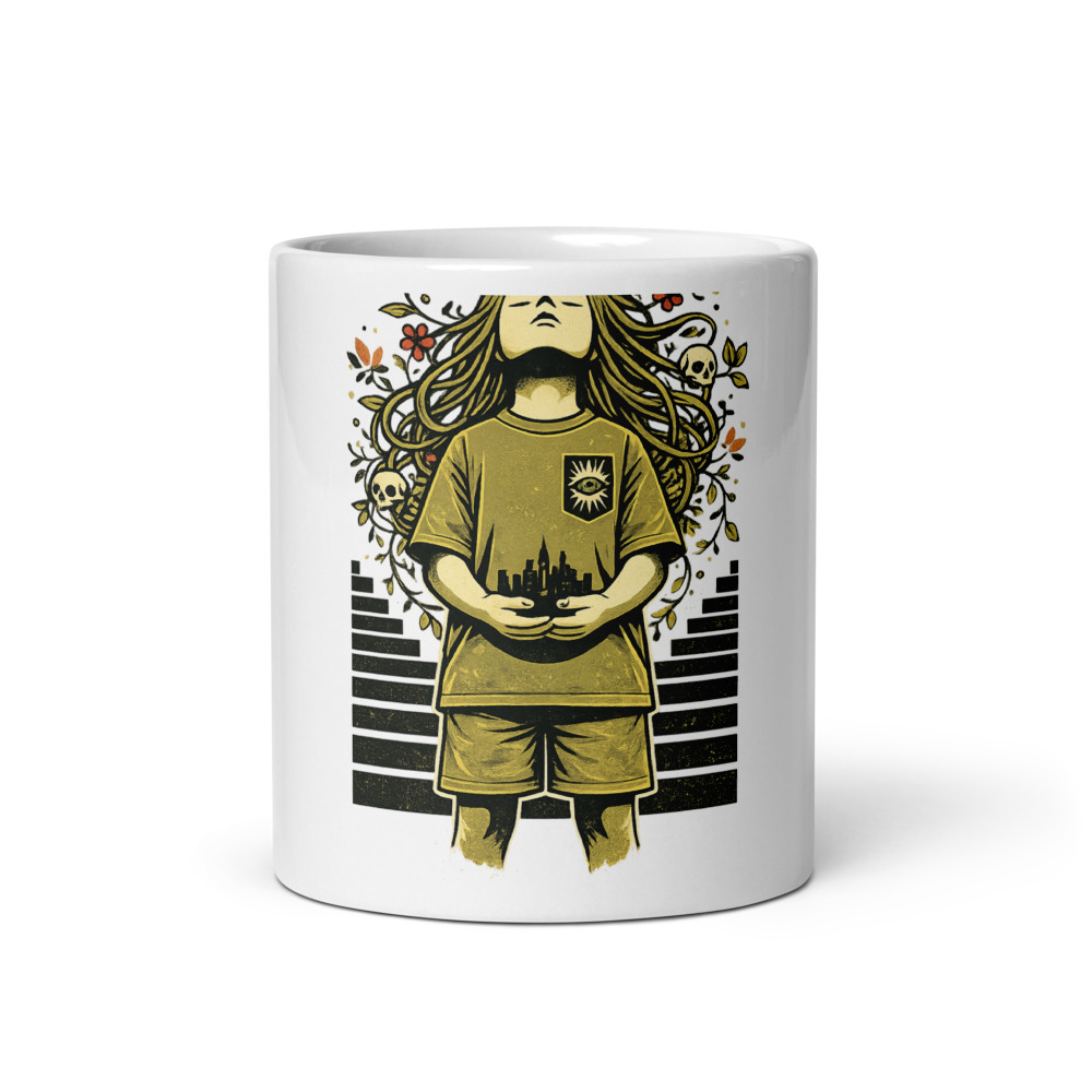 Golden Witchcraft Boy City Skyline