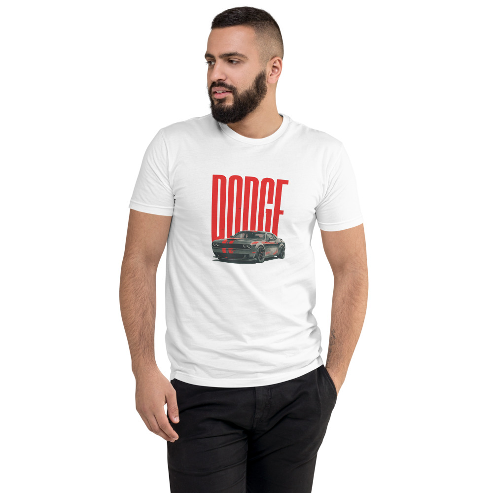 Retro Muscle Car with Neon Red NITRO Text