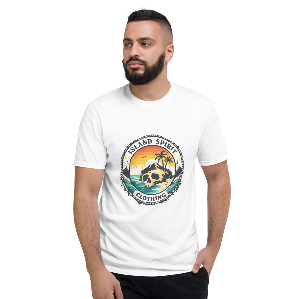 Island Split Skull Beach Scene