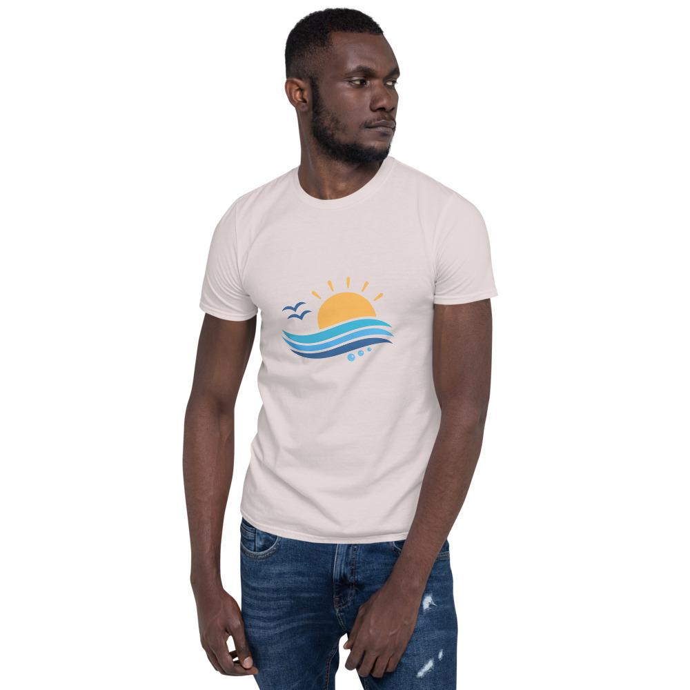 Ocean Sunrise Waves Symbol