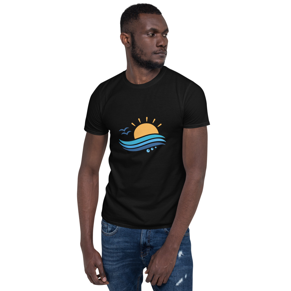Ocean Sunrise Waves Symbol