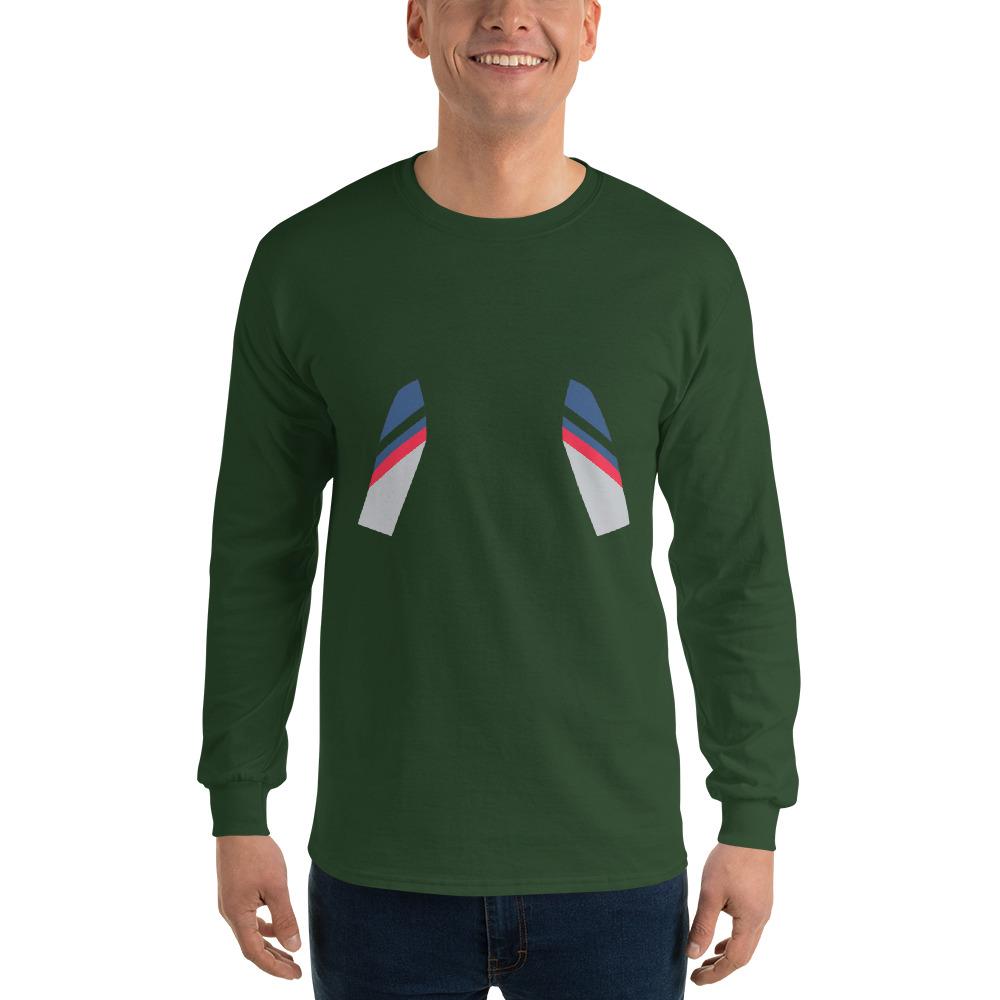 Diagonal Tricolor Shoulder Stripes