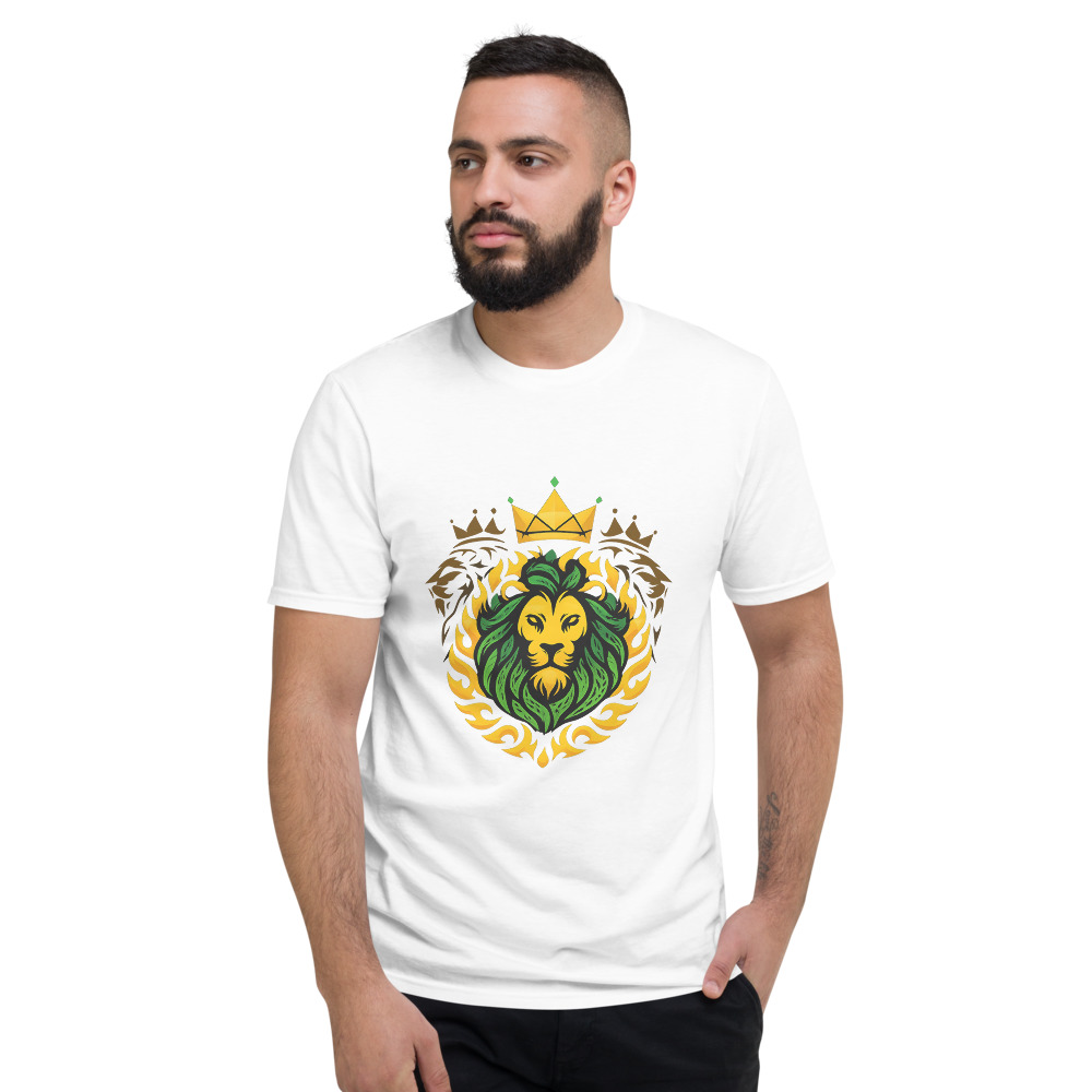 Crowned Flame-Maze Lion Emblem
