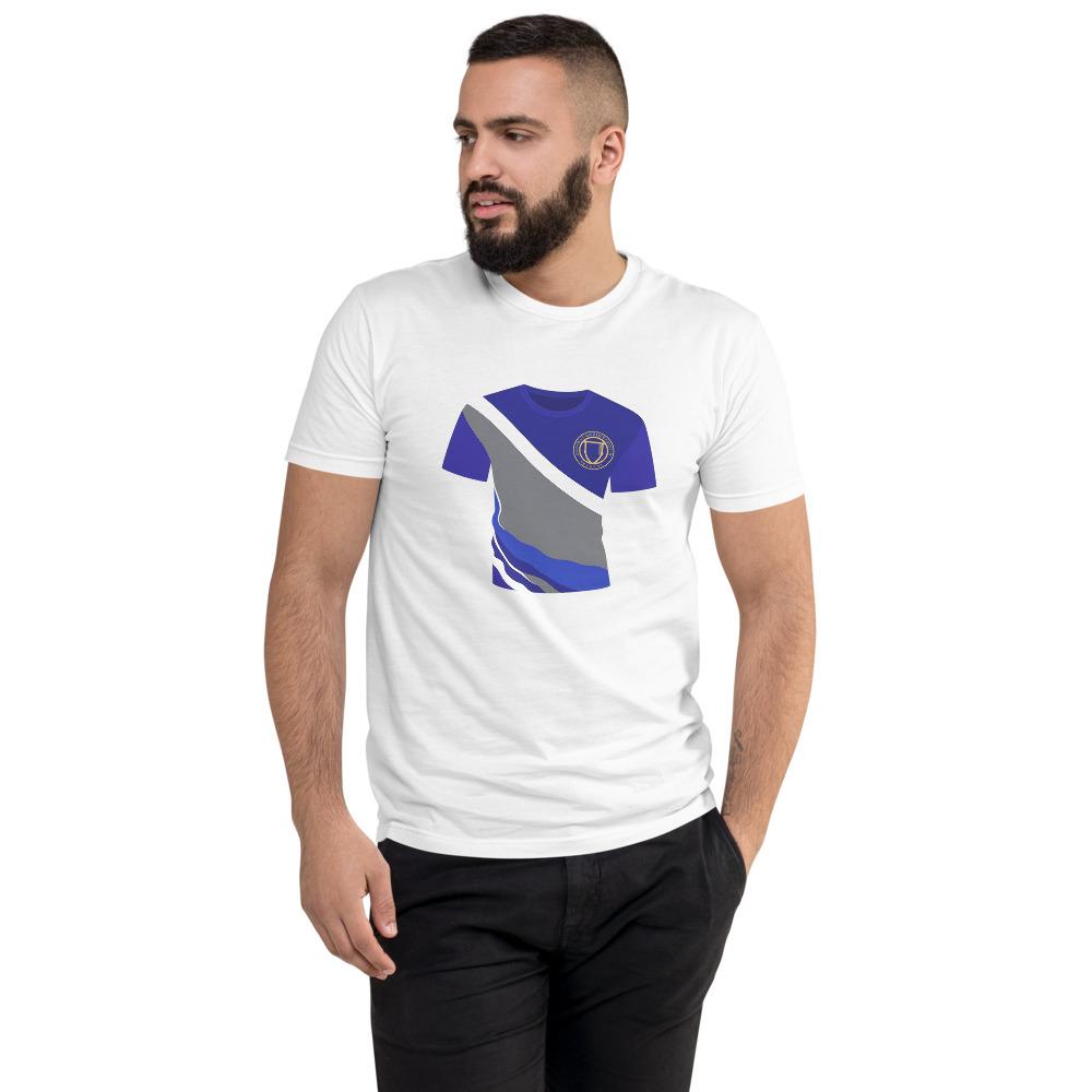 Blue Gaming Shirt Shield Emblem