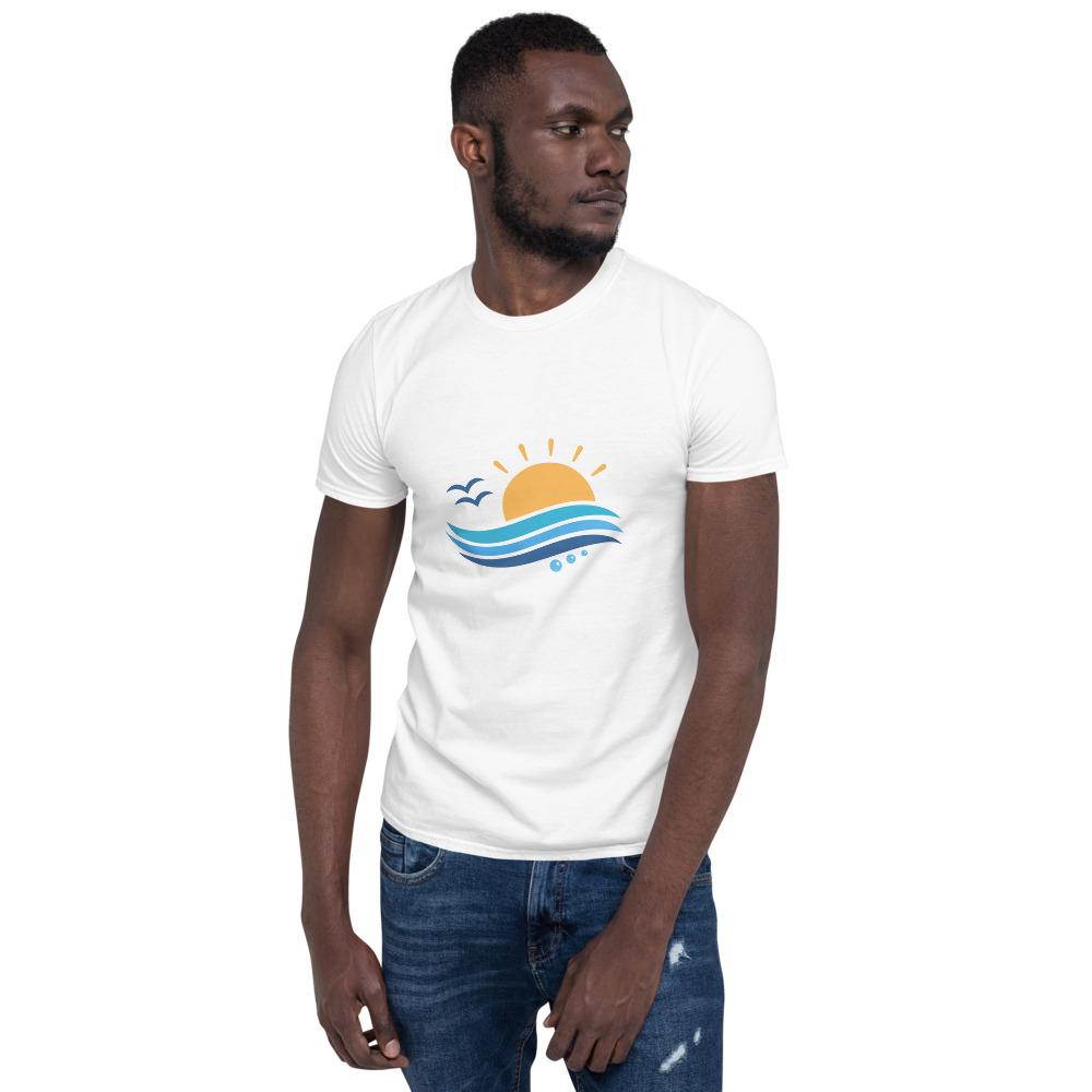 Ocean Sunrise Waves Symbol