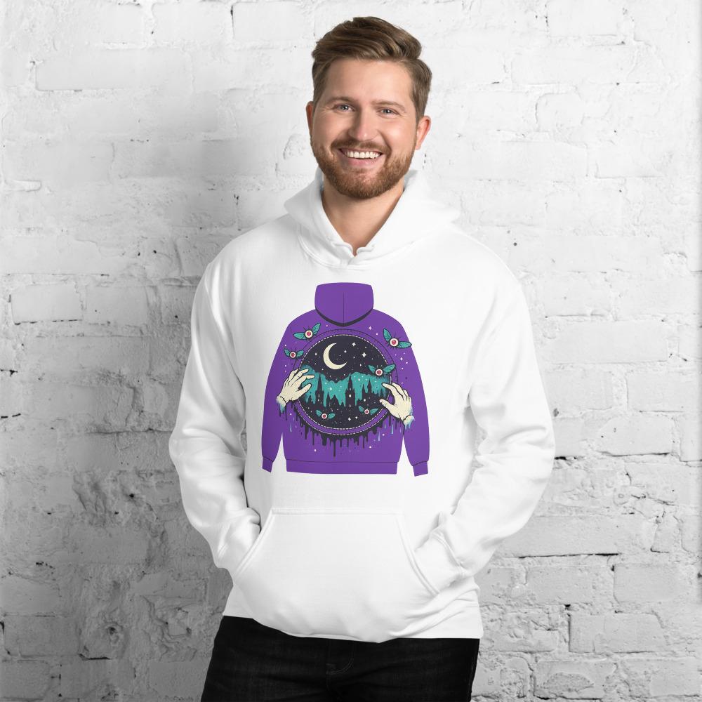 Midnight Magic Portal Hoodie Art