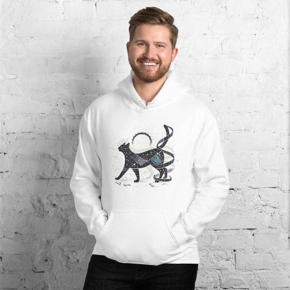 Geometric Ghost Cat Constellation Halo